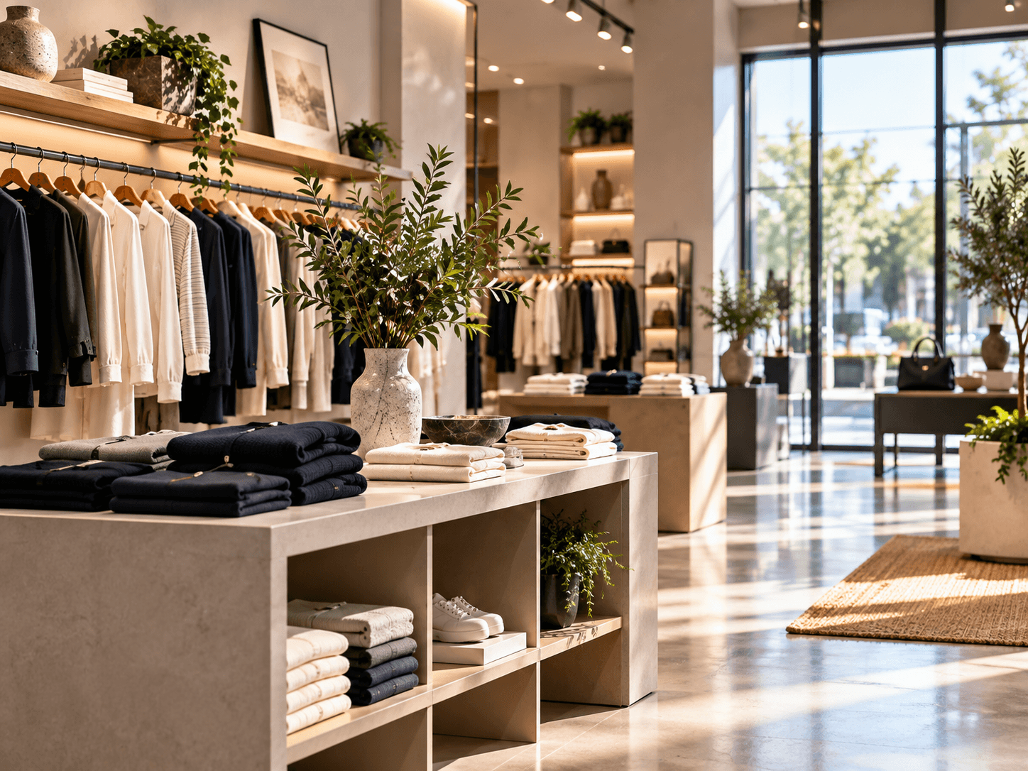 Modern retail store representing Axzenta for retail businesses
